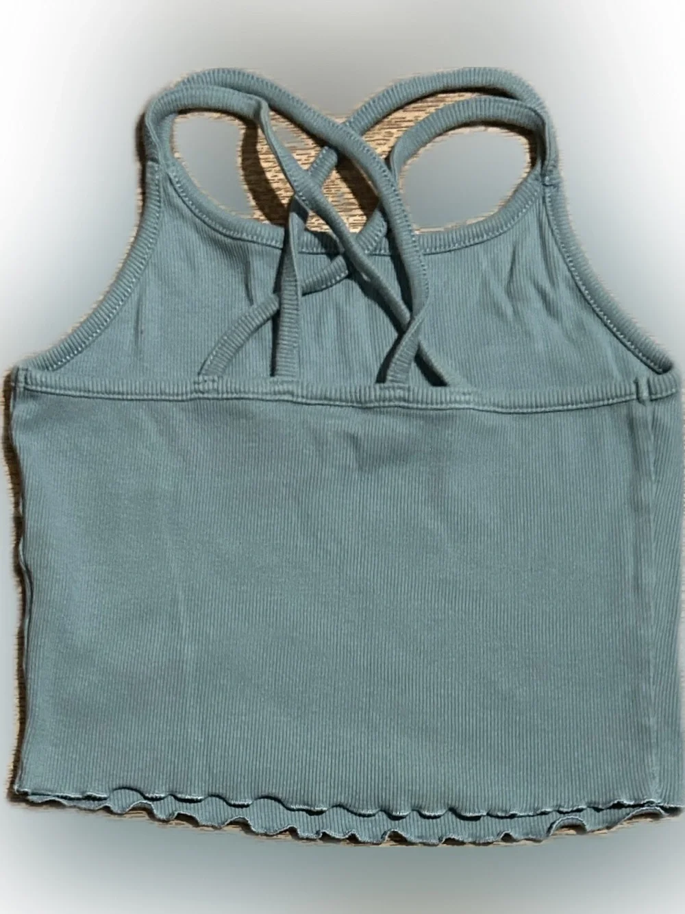 Art Class Girl’s LG 10-12 Blue Crop Tank